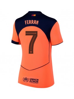 Billige Barcelona Ferran Torres #7 Tredjedrakt Dame 2025-26 Kortermet
